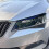 Bright Black Pattern Eyebrow Headlight Lid for Superb B8 16-18 4