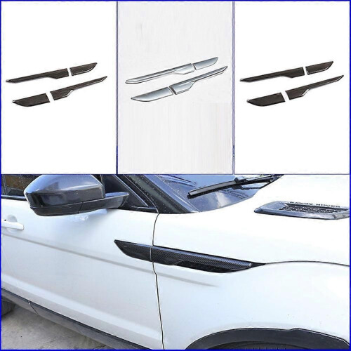 Sidoskärmens luftventilationsskydd för Land Rover Range Rover EVOQUE 2012 - 2018 Silver 2