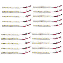 20Pcs 10Cm Waterproof Warm White 5050 Led Strip Lights Dc 12V Caravan Boat Car