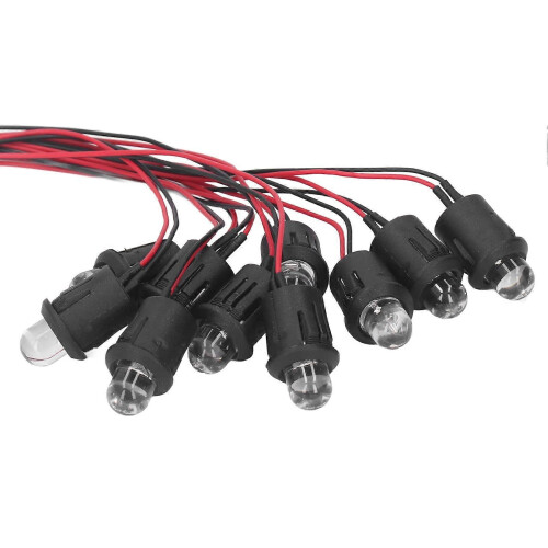 10 τεμάχια 10 χιλιοστά 12V LED ενδεικτική λυχνία διόδου με α 1
