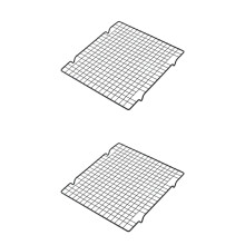 Rejilla de refrigeración de acero al carbono de 28x25 cm
