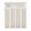 Weiße Besteckschubladenablage PP29x24,5x5cm 1