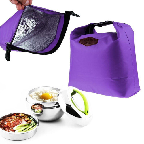 Lila isolierte Bento-Lunchtasche 1