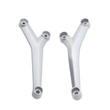 Kit staffe per pedane posteriori passeggero moto compatibile con Trident Silver