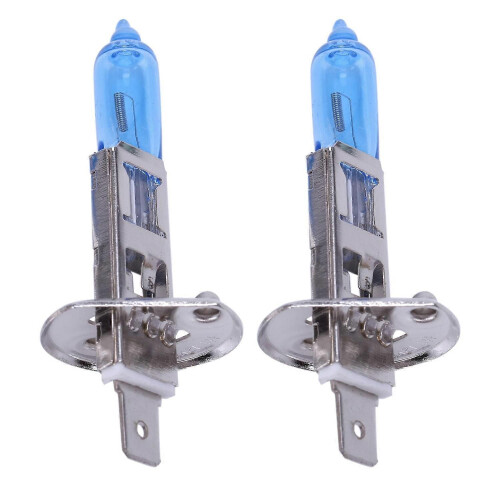 2pcs 55W H1 White Halogen High Beam Headlight Bulb 1