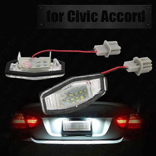 1 ζεύγος φως πινακίδας κυκλοφορίας LED Xenon White για Acura MDX RDX 2