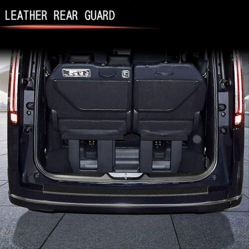 Car Leather Trunk Guard Trim Strips compatible for STEPWGN 2