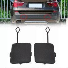1 Pair Car Rear Left & Right Bumper Tow Hook Eye Cover Cap Fit for X3 F25 2011-2014 51127272415 5112