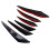 Universal Pvc Car Front Bumper Lip Protector Rear Diffuser Auto Spoiler Splitter Wing Protection Guard 6PCS 1