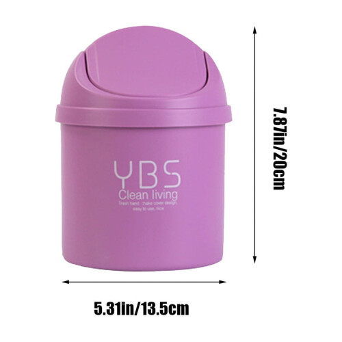 YLOMAY Kitchen Trash Can Household Waste Bin 12L 1