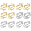 Ronds de serviette serpent, motif animal, 12 pièces 2