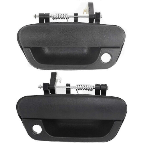 Front Exterior Door Handle Set 2013-2015 compatible Spark Outer Black 1