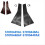 1Pair C Pillar Applique Post Trims Molding compatible for Grand 3