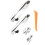 Front Driver and Passenger Side Exterior Door Handle compatible for 2
