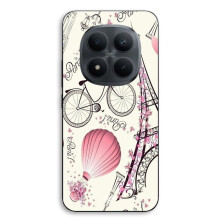 Capa - MANIACASE - Xiaomi Redmi Note 15 Pro Plus 5G - Torre Eiffel & Bicicleta - Preto - Proteção