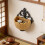 Mini Wall Mounted Shelf Miniature For Creative Play-style1 7