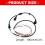 Advanced Brake Pad Wear Sensor Wire Harness Cable Assembly For 3