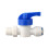 High Density Polyethylene 2 Part Ball Valves Lightweight &-2mm 1