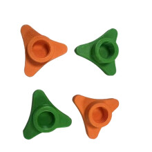 4Pcs Caulk Tube Lid Universal Sealant Saver-2 Oranges 2 Green