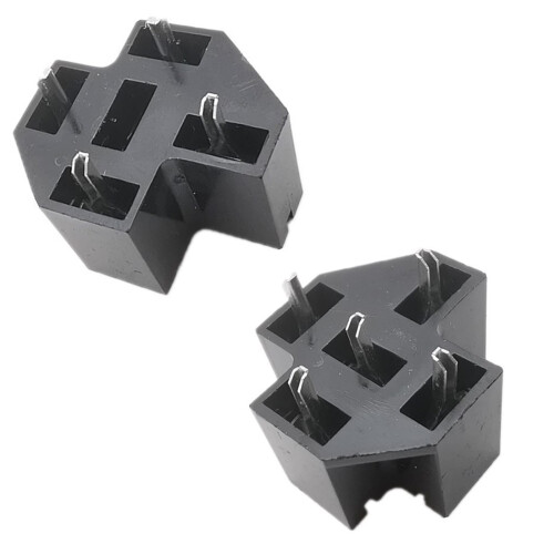 40A Relays Connector Socket 4/5 Pin Relays Holder For-5P 1