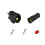 Multiple Hole Waterproof Electrical Plugs Connector with-1 hole 1