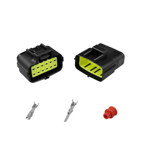 Quick Connect Waterproof Electrical Terminals Plugs-12 holes