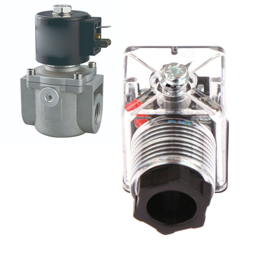 Hydraulic Solenoid Valved Plug With Transparent Housing For 1