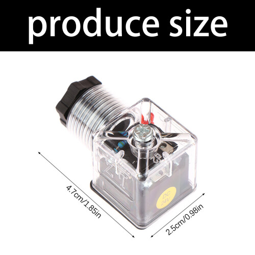 Hydraulic Solenoid Valved Plug With Transparent Housing For 2