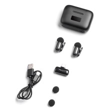 Ulanzi A200 Mic Wireless Lavalier Microphone Smartphone Live Streaming Vlog Video Recording Noise Reduction A