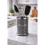 Black Silver Utensil Holder 16cm Crushed Diamond 5
