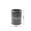 Black Silver Utensil Holder 16cm Crushed Diamond 7