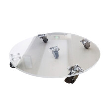 Zware plantenbeugel met wielen Plantenstandaard-35x35cm rond