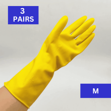 Topfit Reusable Vinyl Dishwashing Gloves