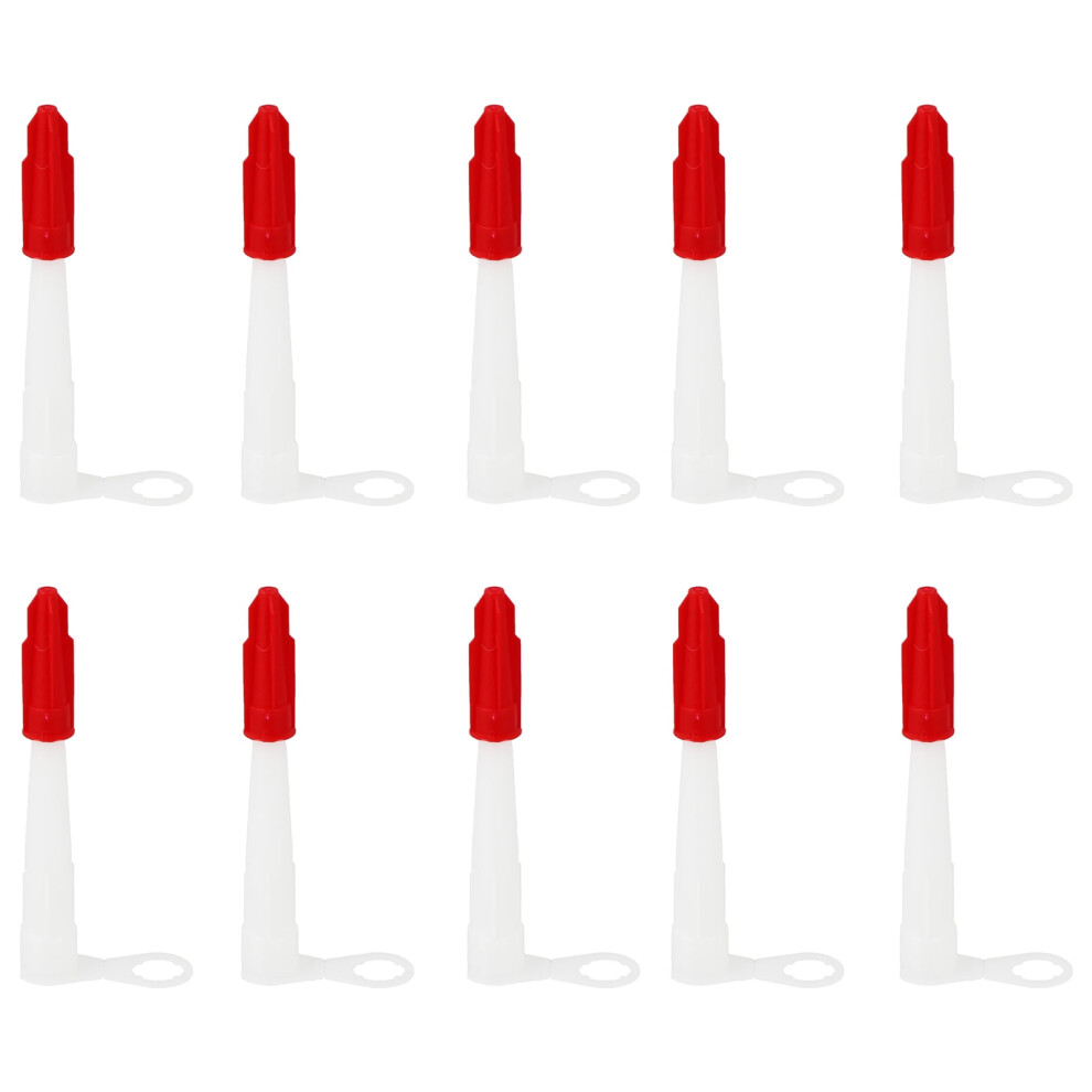 10-Pack Reusable Silicone Caulk Nozzles With Screw Tips 9499224298309