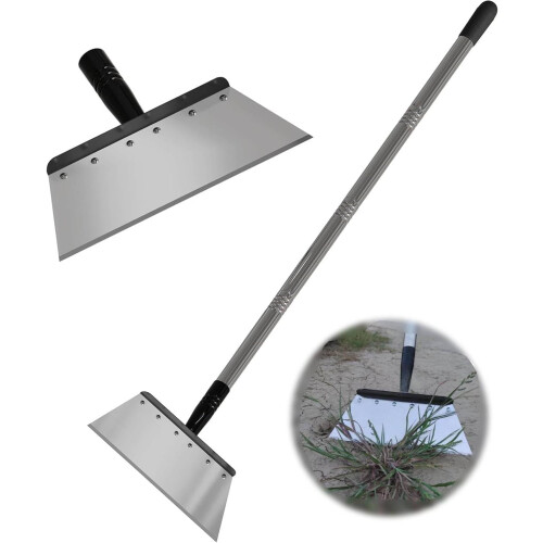 Kraftig hagespade 54" stål flat spade