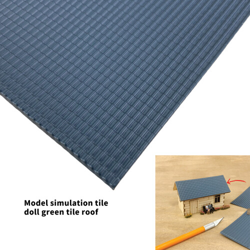 3pc Simulation Roof Tile for Architectural Model Project-50 2