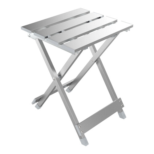 Aluminum Folding Side Table Portable Outdoor 24x16 in