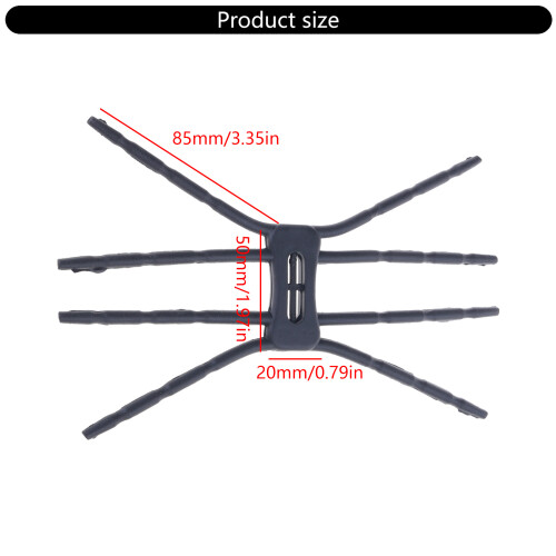 Flexible Creative Shape Phone Holder Bendable Stand-blue 1