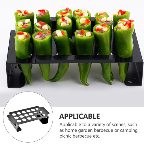 Stainless Steel Grill Drumstick Holder, 1 Pack 2