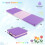 Tri-Fold Yoga Mat 6' x 2' Lightweight PU Foam 2