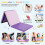 Tri-Fold Yoga Mat 6' x 2' Lightweight PU Foam 4