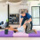 Tri-Fold Yoga Mat 6' x 2' Lightweight PU Foam 5