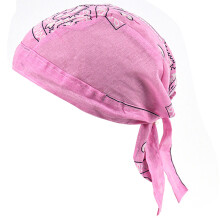 Multifunctionele piratenpet-bandana met verstelbaar ontwerp-Roze