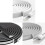 Wedges Shape Design Auto Adhesive Soundproofed-White 3 meters 2