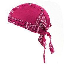 Multifunctional Styling Pirate Cap Bandana Fashion-rose red