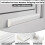 Wedges Shape Design Auto Adhesive Soundproofed-White 3 meters 3