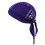 Cotton Fabric Pirate Hat Bandana with Sun Blocking-Plum 1