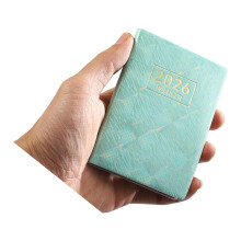 Pocket Note Pad Notebook, Memo Paper Notepad with Hard &-Green