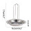 VOSS BBQ Rib Roasting Rack Carbon Steel Stand 3