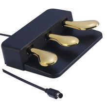 Comfortabel voetpedaal oefenpedaal voor digitale piano's-Goud.
